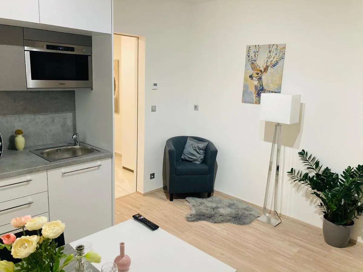 Lägenhet Apartement Blanc Harfa Design Prag